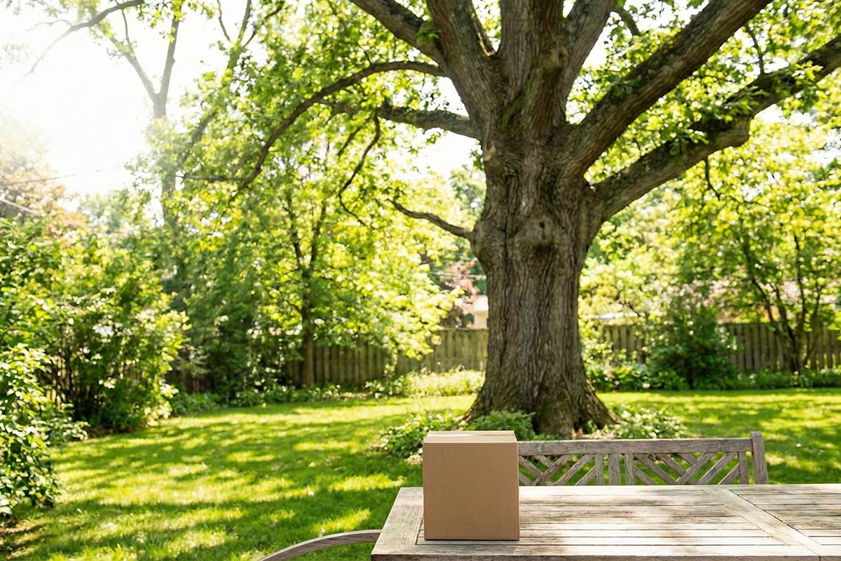 tree in residential property